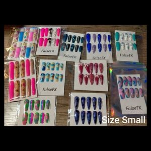 Assorted Handmade Gel Press On Nails